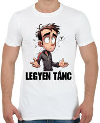 printfashion Legyen tánc - vicces mém karikatúra - Férfi póló - Fehér (15700699)