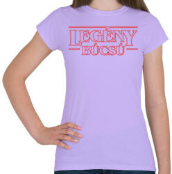 printfashion Legénybúcsú Stranger Things - Női póló - Viola (15690385)