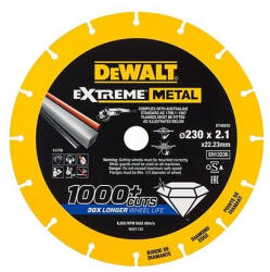 DEWALT EXTREME METAL gyémánttárcsa fémvágáshoz 230x22, 23x2, 1mm