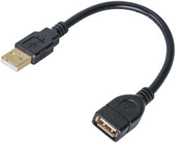Akyga Cablu Date AK-USB-23 USB 0.15 m USB 2.0 USB A Negru (AK-USB-23)