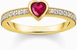 Thomas Sabo piros szív arany gyűrű - TR2448-995-10-50