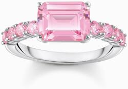 Thomas Sabo pink cirkónia kristály gyűrű - TR2451-051-9-58