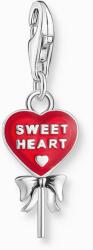 Thomas Sabo piros szív nyalóka charm - 2072-664-10