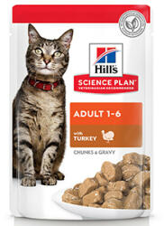 Hill's Hills SP Feline Adult Turkey ) SET 9 x 85 gr ( plic )