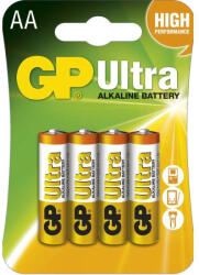 GP Batteries GP AA Ultra Alkaline (LR6) - 4 db (1013224100)