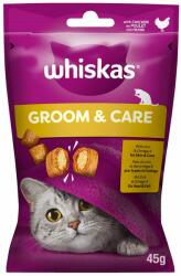 Whiskas Groom and Care 8x45 g Recompense pentru pisici adulte, cu pui