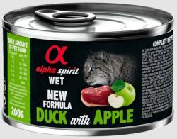 Alpha Spirit Duck with apple hrana umeda pisica, rata si mar 200 g