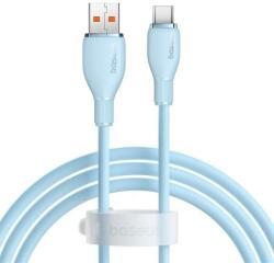 Baseus Cablu Baseus Pudding Series, USB la USB-C, 100W, Fast Charging, 1.2m (Albastru) (P10355703311-00)