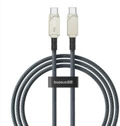Baseus Cablu Baseus Unbreakable Series, Incarcare rapida, USB-C la USB-C, 100W, 1m (Alb) (P10355800221-00)