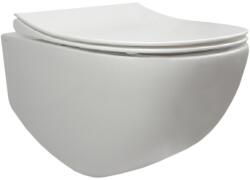 Pestan Fluenta Perem nélküli wc mélyöblitésű hátsós +tető (40007461) (PT-40007461)