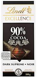 Lindt Csokoládé LINDT Excellence 90% Cocoa étcsokoládé 100g