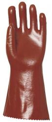 Coverguard Kesztyű mártott COVERGUARD PVC vegyszerálló sav, lúg és olajálló piros 8-as 2 darab/pár