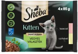 Sheba Junior 4-pack alutasakos macskaeledel vegyes választék, 4x85 g