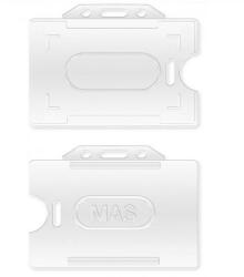  Belépőkártya tartó MAS, 54x86 mm, fekvő, kemény műanyag, nyitott (3520)