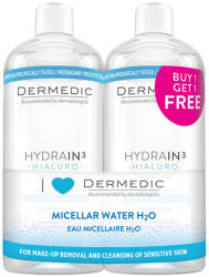DERMEDIC Hydrain micellás víz H2O duo csomag 500+500ml