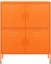 vidaXL Narancssárga acél tárolószekrény 80 x 35 x 101, 5 cm (336138)