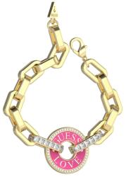 Guess Bratara Guess Love Guess paperclip cu email si cristale JUBB04076JWYGFC-S