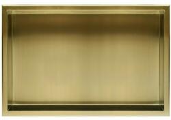 Rea Raft incastrat dreptunghiular auriu periat Rea 30x60x10 cm (5902557396764) Raft