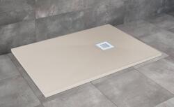 Radaway Kios F 140x70 cm szögletes öntöttmárvány zuhanytálca, bézs KF1470-55 (KF1470-55)