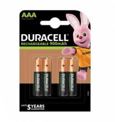 Duracell Baterie reîncărcabilă DURACELL R03 AAA, 900mAh NiMH, 1.2V, 4 buc. într-un pachet Baterii de unica folosinta