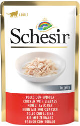 Schesir 6x85g Schesir Csirkefilé & farkassügér nedves macskatáp