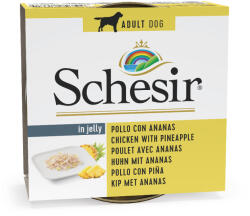 Schesir 6x150g Schesir Csirke & ananász nedves kutyatáp