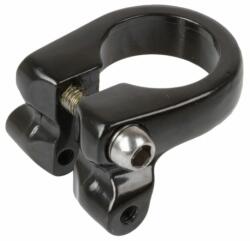 M-Wave Racky csavaros nyeregcső bilincs csomagtartó rögzítő szemmel, 31, 8 mm, fekete