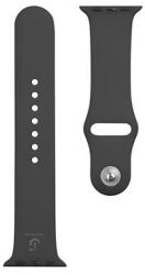  Tactical 456 szilikon óraszíj Apple Watch 1, 2, 3, 4, 5, 6, 7, 8, 9, SE (38, 40, 41mm, fekete)