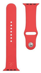 Tactical 498 szilikon óraszíj Apple Watch 1, 2, 3, 4, 5, 6, 7, 8, 9, SE (42, 44, 45mm, piros)