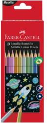 Faber-Castell Hatszögletű metál színes ceruza 10 db (201583) (201583)