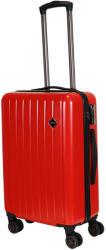 HaChi Portland piros 4 kerekű közepes bőrönd (Portland-M-piros)