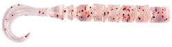 Mustad Aji Curly Tail 2.5 Uv Clear Red Glitter 12db/csomag (m8065010)