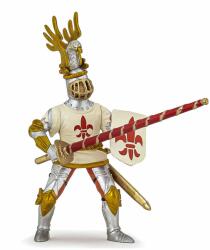 Personaje medievale fantastice PAPO FIGURINA CAVALER CRIN ALB (VVTPapo39790)