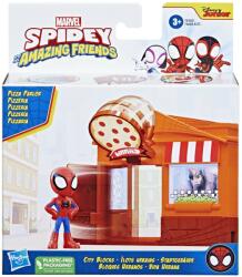 Spider-Man Spidey Prietenii Extraordinari City Bloks Set De Constructie Pizzerie (vvtf6688_f8360) Figurina