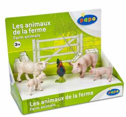 Prietenii de la ferma PAPO FIGURINA SET 5 ANIMALE DE LA FERMA (VVTPapo80300)