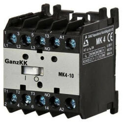  GANZ KK MK4-10 minikontaktor 1 záró segédérintkezővel, 42V, 4kW (AC-3 400V), 45×57×49mm ( GANZ 230-3720-211 ) (230-3720-211)
