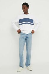 G-Star RAW pamut hosszúujjú fehér, mintás - fehér S