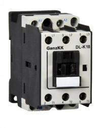 GANZ KK DL-K18 3 pólusú mágneskapcsoló, 36V, 18kW (AC-3 400V), 45×78×97mm ( GANZ 630-0002-190-DL ) (630-0002-190-DL)