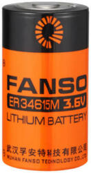 FANSO Lítium elem D ER34615M 14Ah 3.6V 1800mA