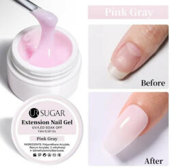  Ur Sugar építő zselé Rózsaszín Szürke 15ml (Pink_Gray)