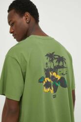 Levi's pamut póló zöld, férfi, nyomott mintás - zöld M - answear - 13 990 Ft