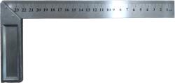 Mega Krómozott fém derékszögmérő-metrikus-250mm 21025 (21025)