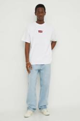 Levi's pamut póló fehér, férfi, nyomott mintás - fehér S - answear - 9 390 Ft