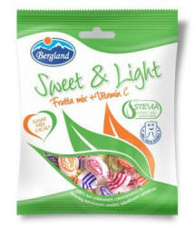 Bergland Sweet&light frutta mix+vitamin c cukormentes cukorka 60 g