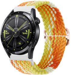 BSTRAP Elastic Nylon szíj Xiaomi Amazfit GTR Mini, fragrant orange