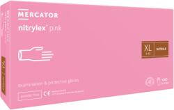 Mercator Medical nitrylex púdermentes kesztyű pink XL 100x