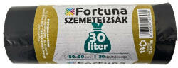 Fortuna Szemeteszsák FORTUNA 30L fekete 50x60 cm 20 darabos (12.01738) - papir-bolt