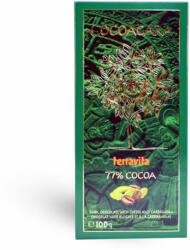 Cocoacara 77% Étcsokoládé tábla Kávéval és Kardamommal 100g