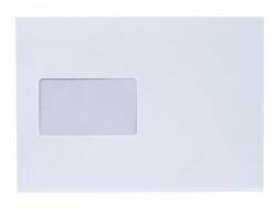 Bluering Boríték LC/5 szilikonos bélésnyomott bal ablak 45x90mm 162x229mm B20A60 Bluering® fehér (BORLC5SZBA4590D) - iroszer24