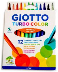 GIOTTO Filc 12 darabos Giotto Turbo Color akasztható dobozban